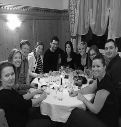 Caution, slippery... with or without skis...